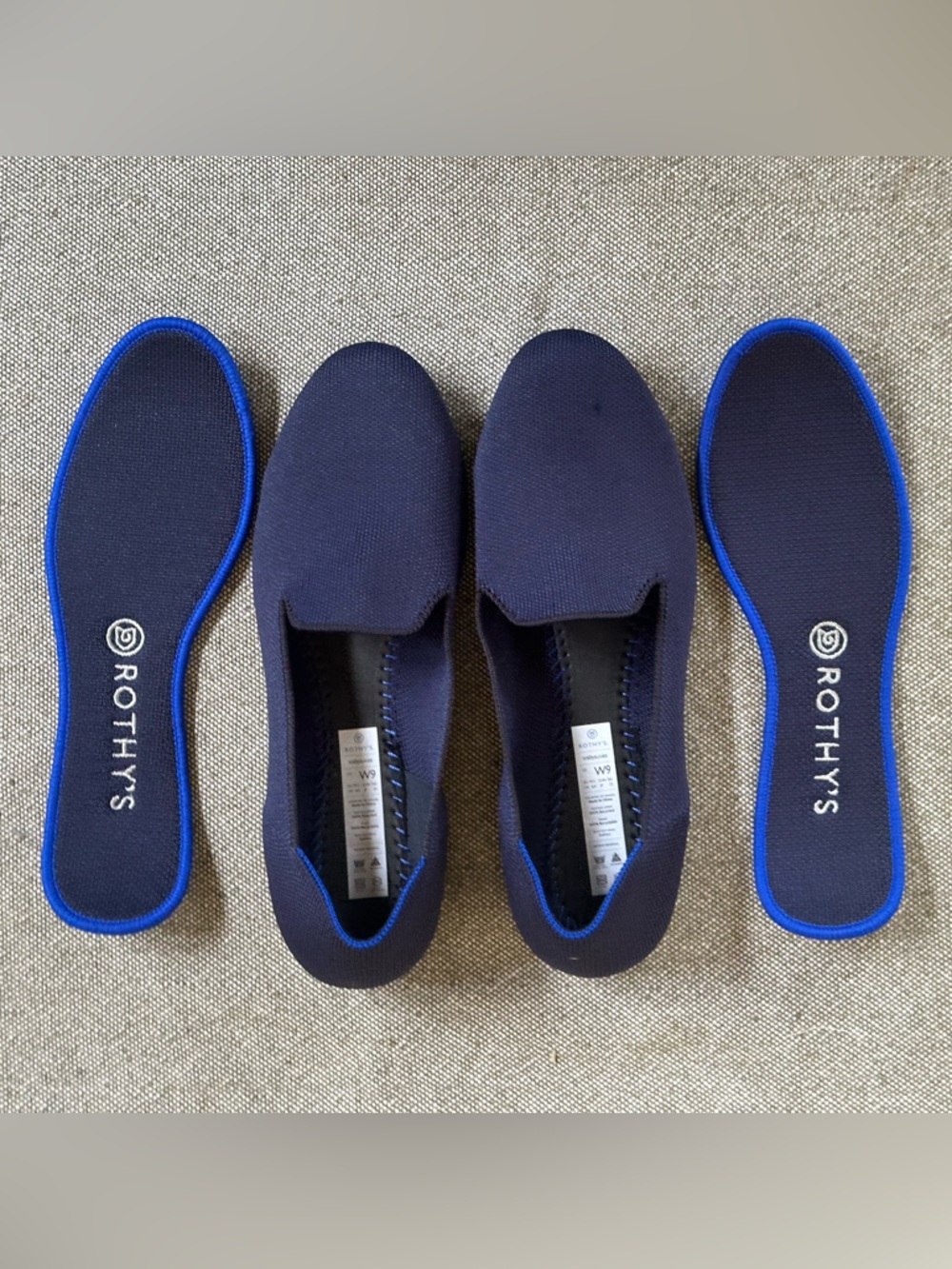 Rothy’s “The Loafer” In Navy Blue Size 9 - Picture 8 of 11